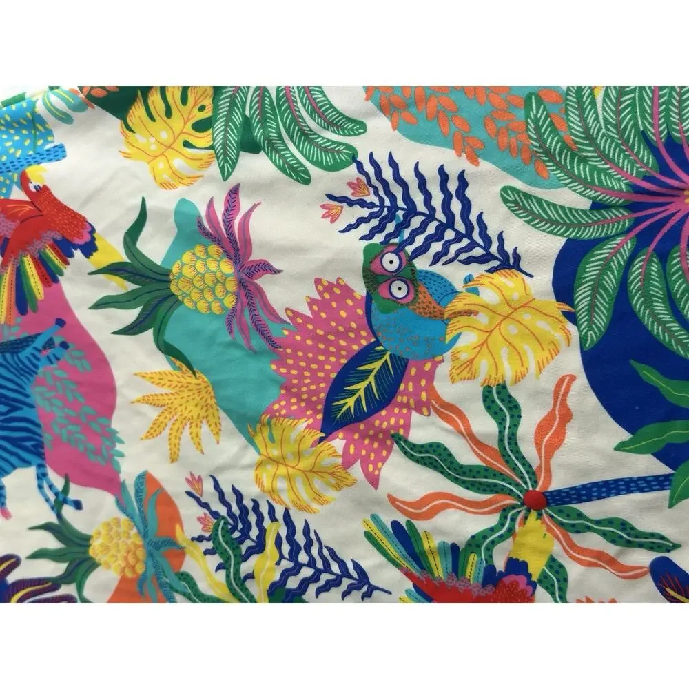 Mini Boden Girls Rash Guard Jungle All Over Print UPF 50 +
